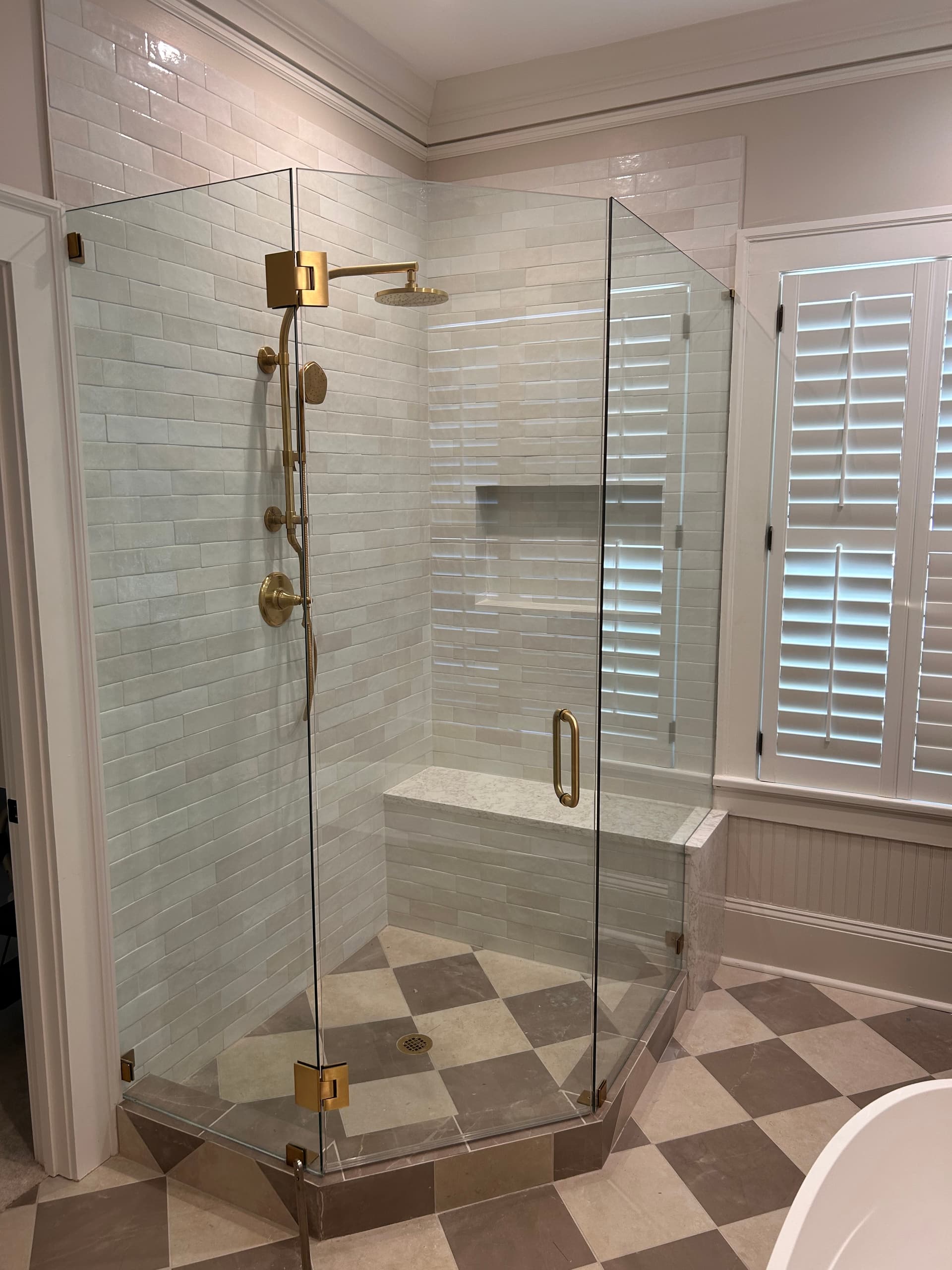 Corner Glass Shower