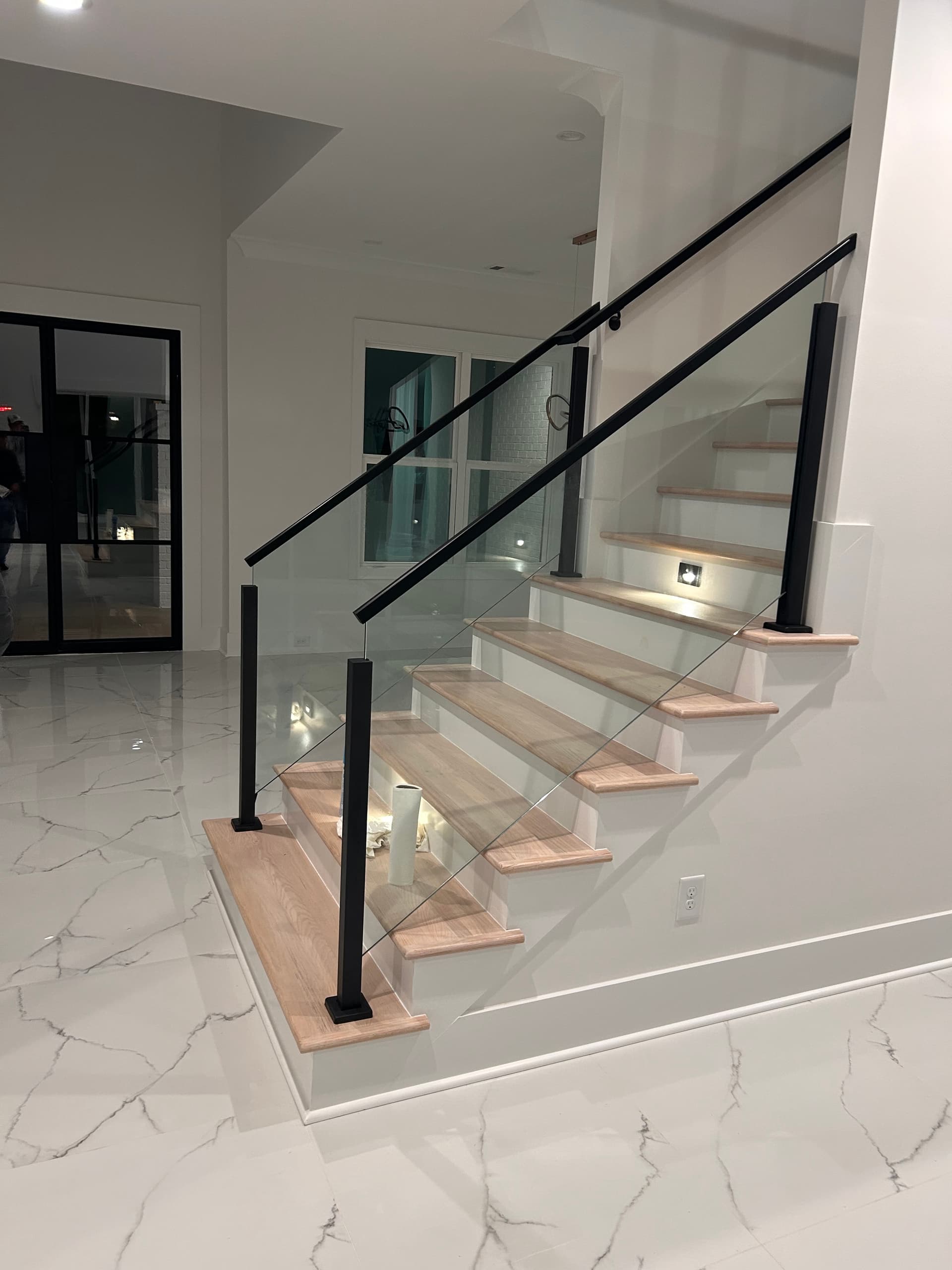 Marble Floor Handrails